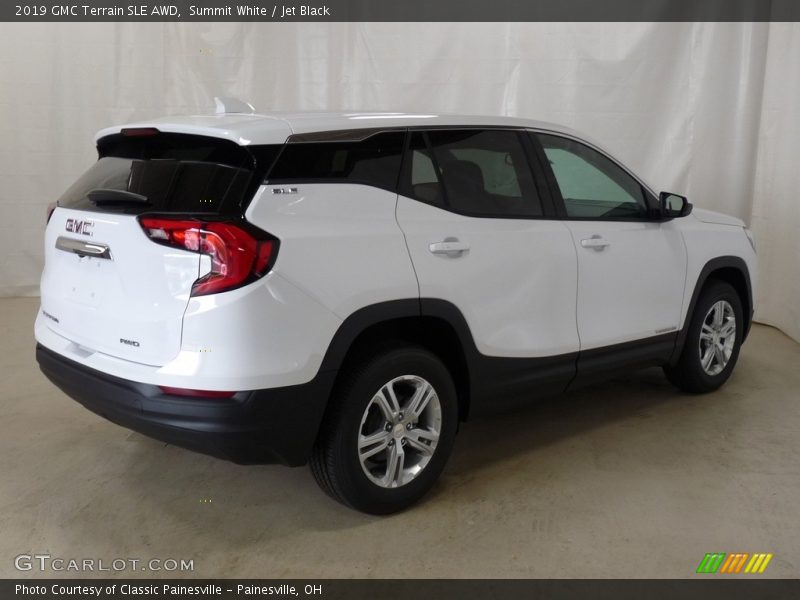 Summit White / Jet Black 2019 GMC Terrain SLE AWD