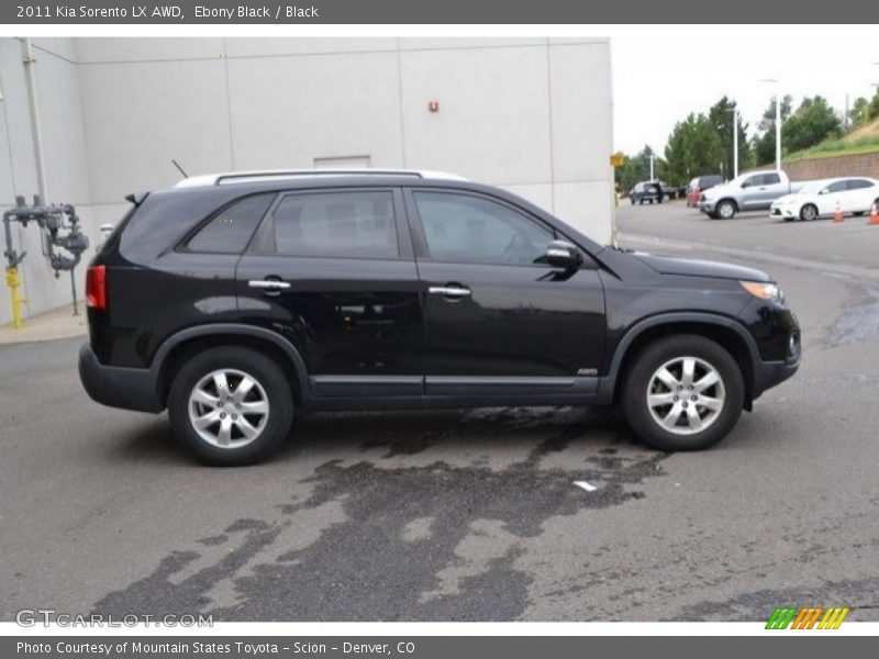 Ebony Black / Black 2011 Kia Sorento LX AWD