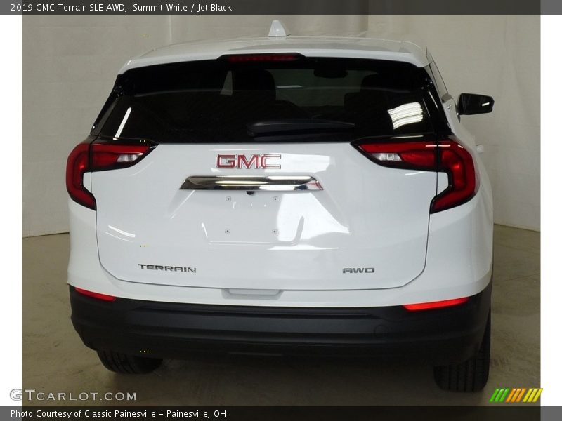 Summit White / Jet Black 2019 GMC Terrain SLE AWD