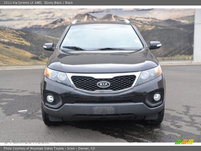 Ebony Black / Black 2011 Kia Sorento LX AWD