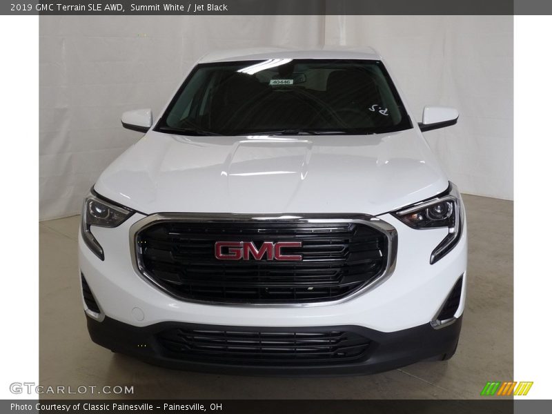 Summit White / Jet Black 2019 GMC Terrain SLE AWD