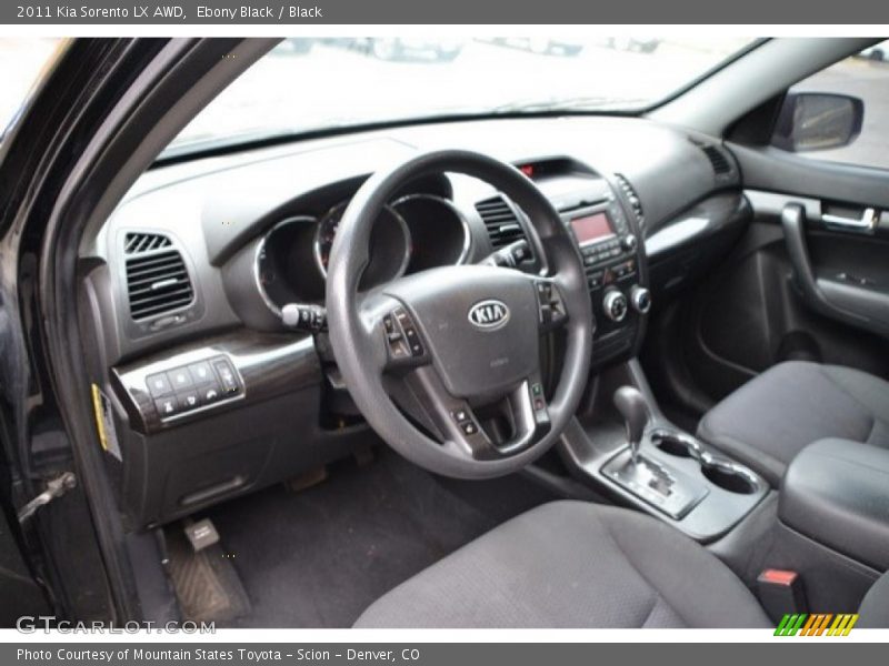 Ebony Black / Black 2011 Kia Sorento LX AWD