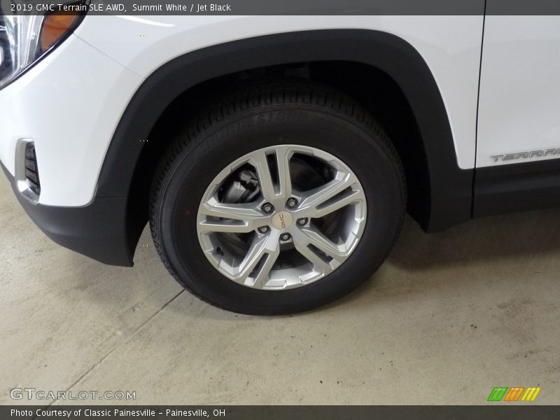Summit White / Jet Black 2019 GMC Terrain SLE AWD