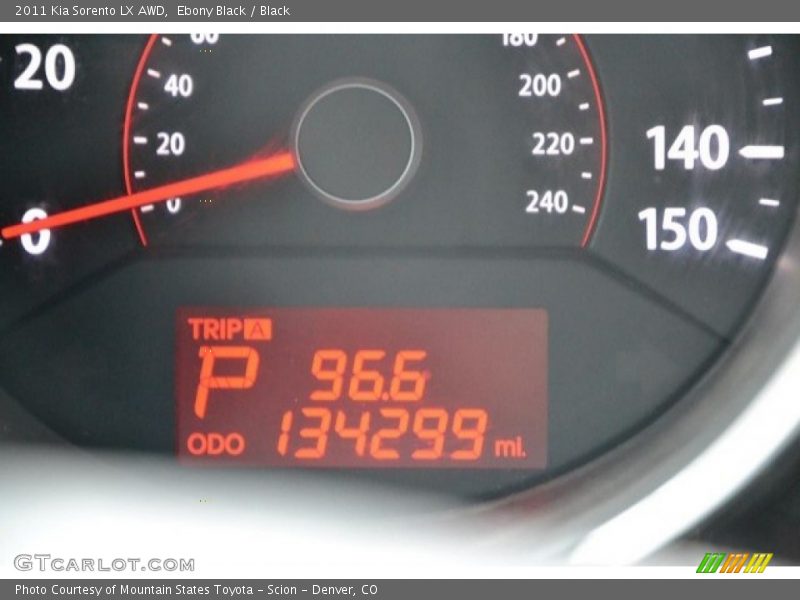 Ebony Black / Black 2011 Kia Sorento LX AWD