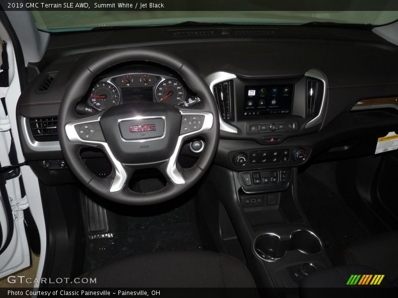 Summit White / Jet Black 2019 GMC Terrain SLE AWD