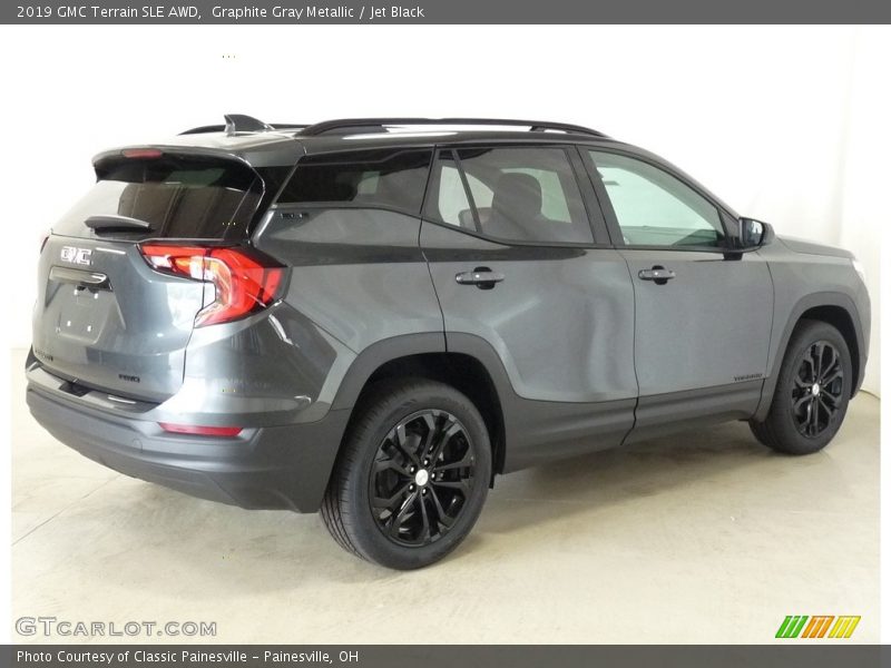 Graphite Gray Metallic / Jet Black 2019 GMC Terrain SLE AWD