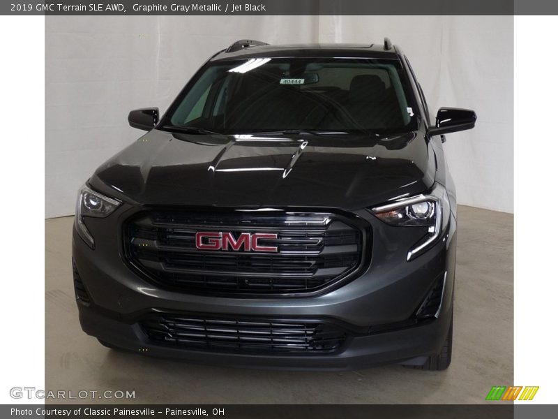 Graphite Gray Metallic / Jet Black 2019 GMC Terrain SLE AWD