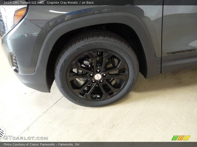Graphite Gray Metallic / Jet Black 2019 GMC Terrain SLE AWD
