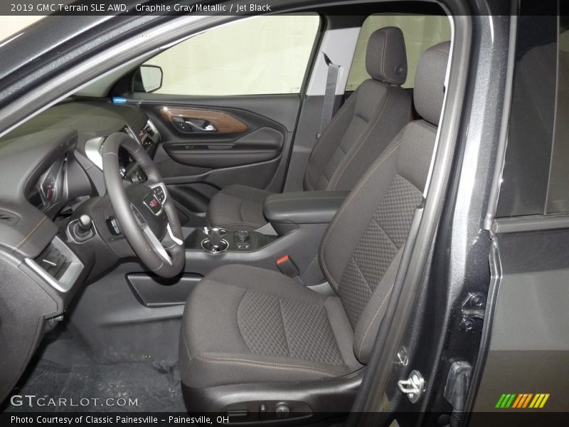 Graphite Gray Metallic / Jet Black 2019 GMC Terrain SLE AWD