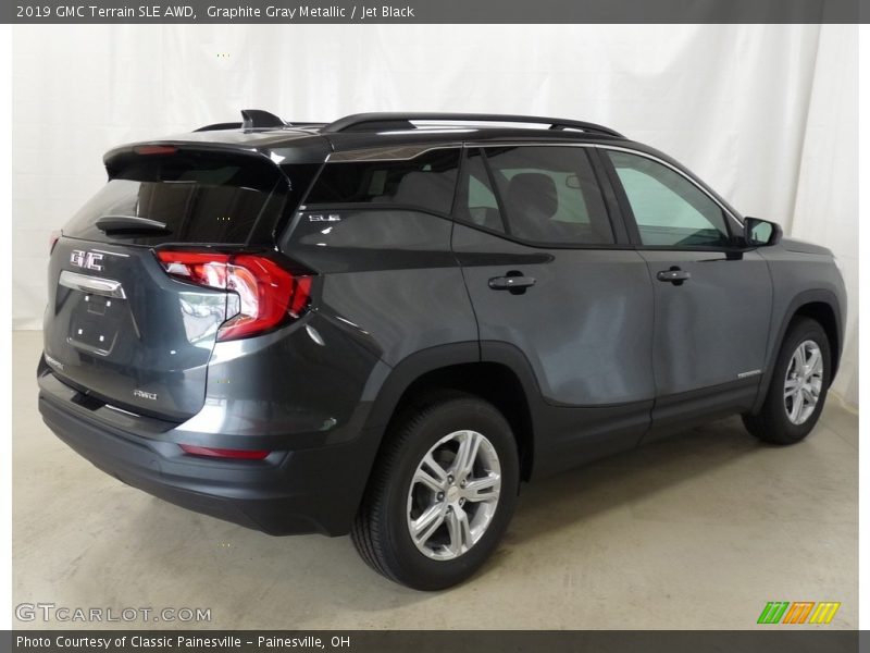Graphite Gray Metallic / Jet Black 2019 GMC Terrain SLE AWD