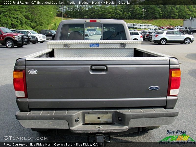 Medium Platinum Metallic / Medium Graphite 1999 Ford Ranger XLT Extended Cab 4x4