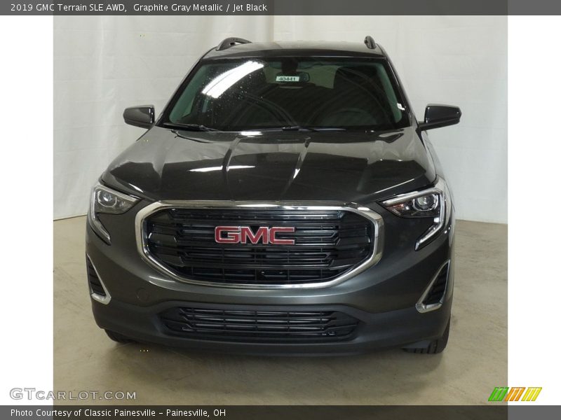 Graphite Gray Metallic / Jet Black 2019 GMC Terrain SLE AWD