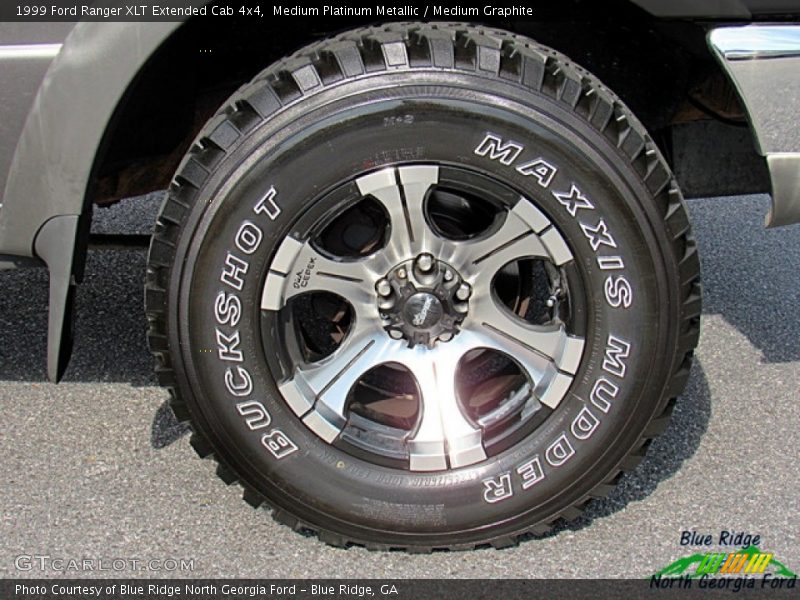 Medium Platinum Metallic / Medium Graphite 1999 Ford Ranger XLT Extended Cab 4x4