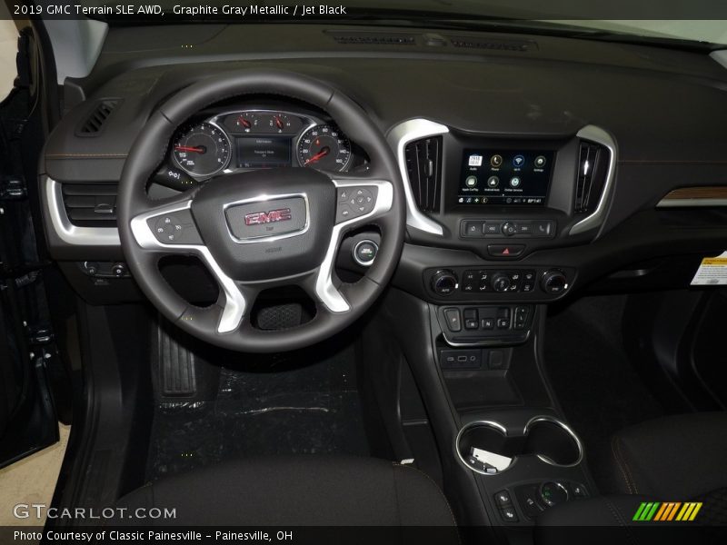 Graphite Gray Metallic / Jet Black 2019 GMC Terrain SLE AWD