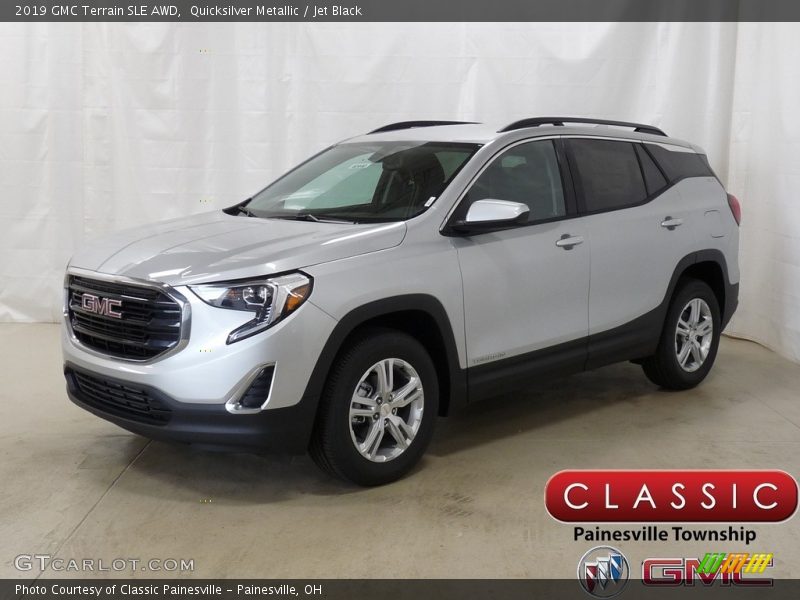 Quicksilver Metallic / Jet Black 2019 GMC Terrain SLE AWD