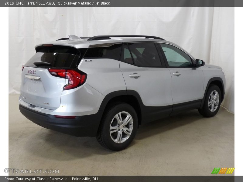 Quicksilver Metallic / Jet Black 2019 GMC Terrain SLE AWD