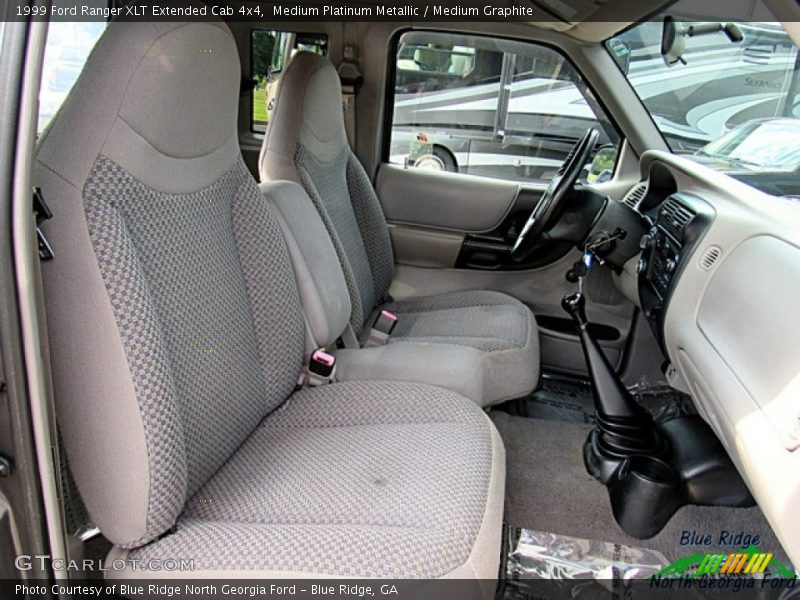 Medium Platinum Metallic / Medium Graphite 1999 Ford Ranger XLT Extended Cab 4x4