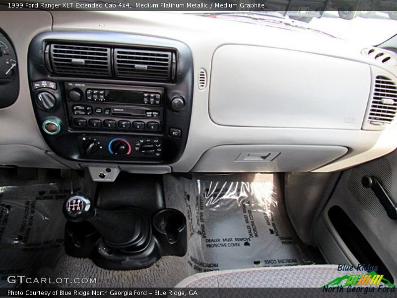 Medium Platinum Metallic / Medium Graphite 1999 Ford Ranger XLT Extended Cab 4x4