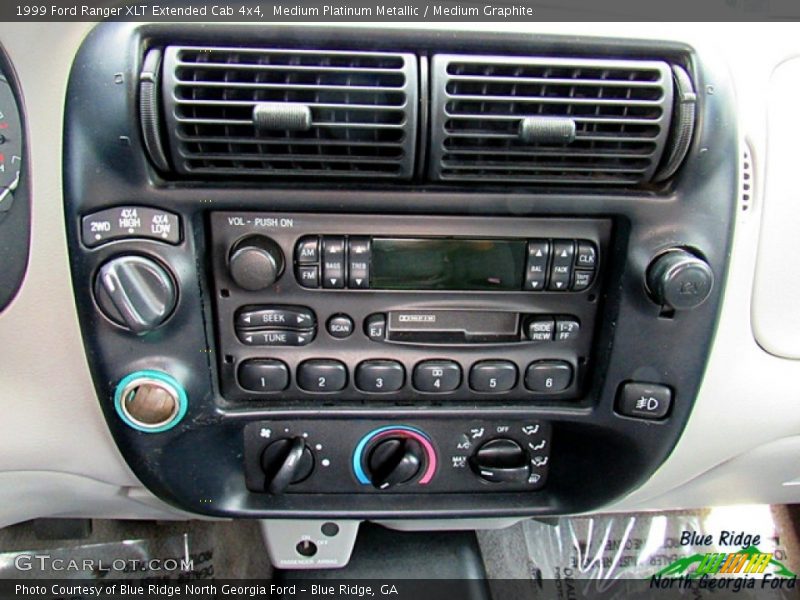 Medium Platinum Metallic / Medium Graphite 1999 Ford Ranger XLT Extended Cab 4x4