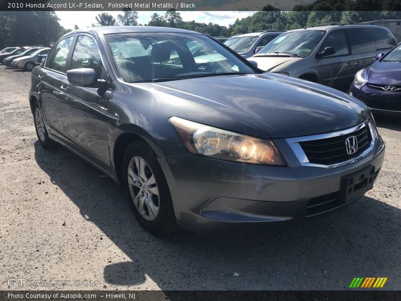 Polished Metal Metallic / Black 2010 Honda Accord LX-P Sedan