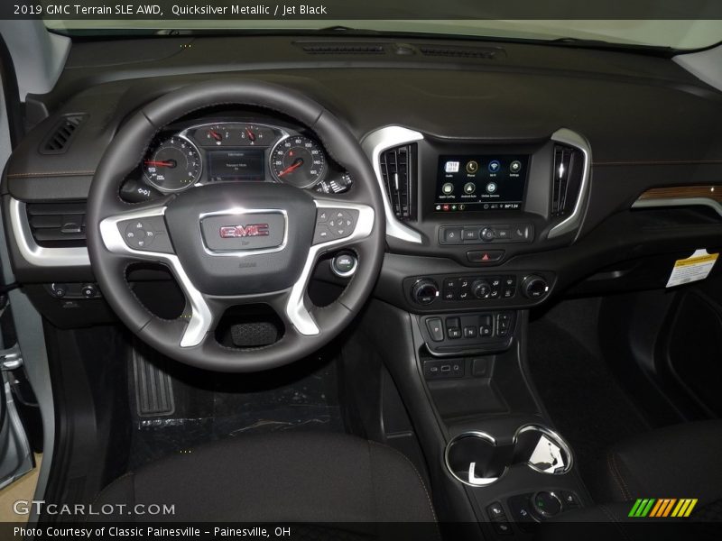 Quicksilver Metallic / Jet Black 2019 GMC Terrain SLE AWD