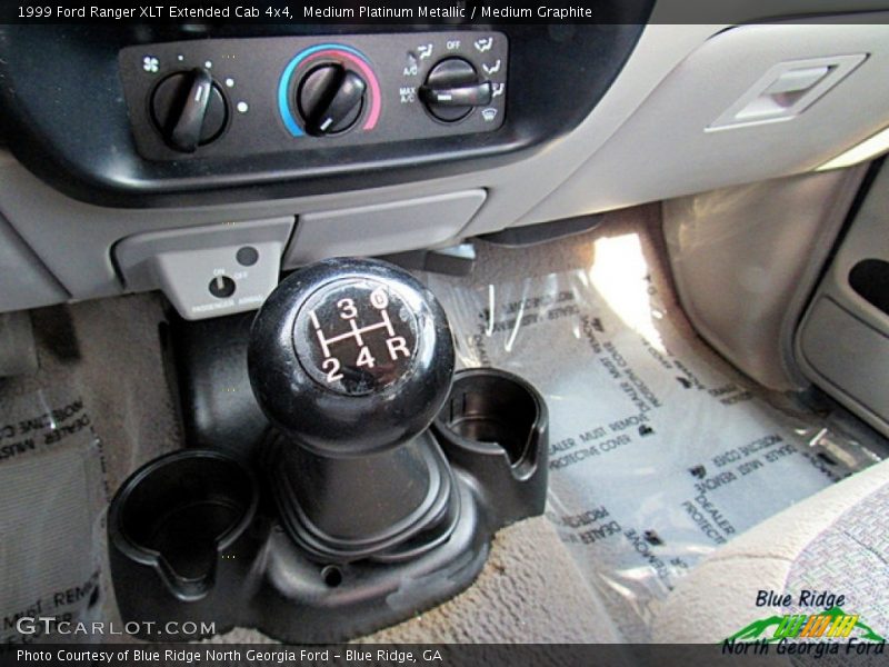 Medium Platinum Metallic / Medium Graphite 1999 Ford Ranger XLT Extended Cab 4x4