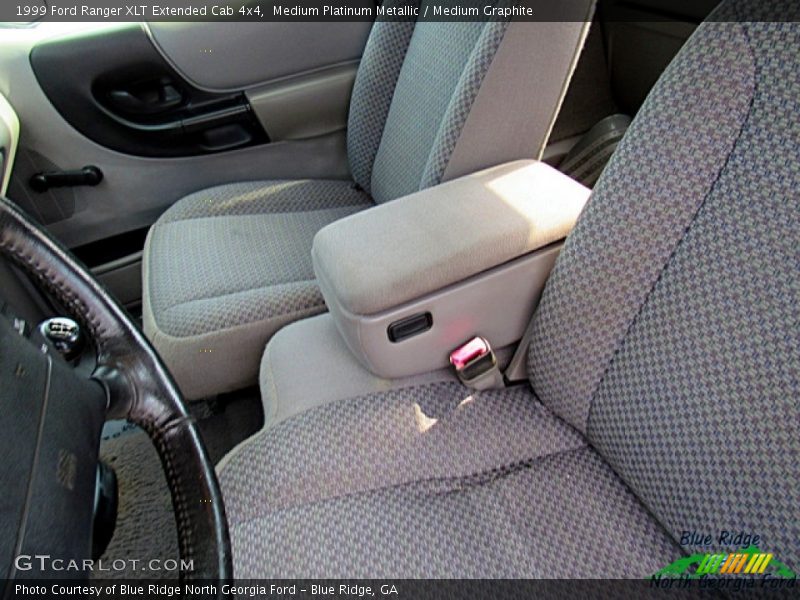 Medium Platinum Metallic / Medium Graphite 1999 Ford Ranger XLT Extended Cab 4x4