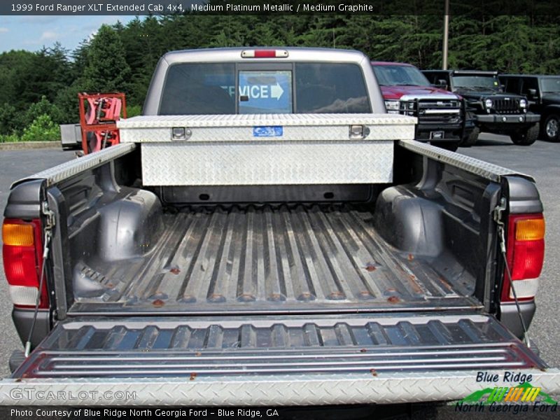 Medium Platinum Metallic / Medium Graphite 1999 Ford Ranger XLT Extended Cab 4x4