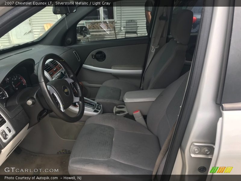 Silverstone Metallic / Light Gray 2007 Chevrolet Equinox LT
