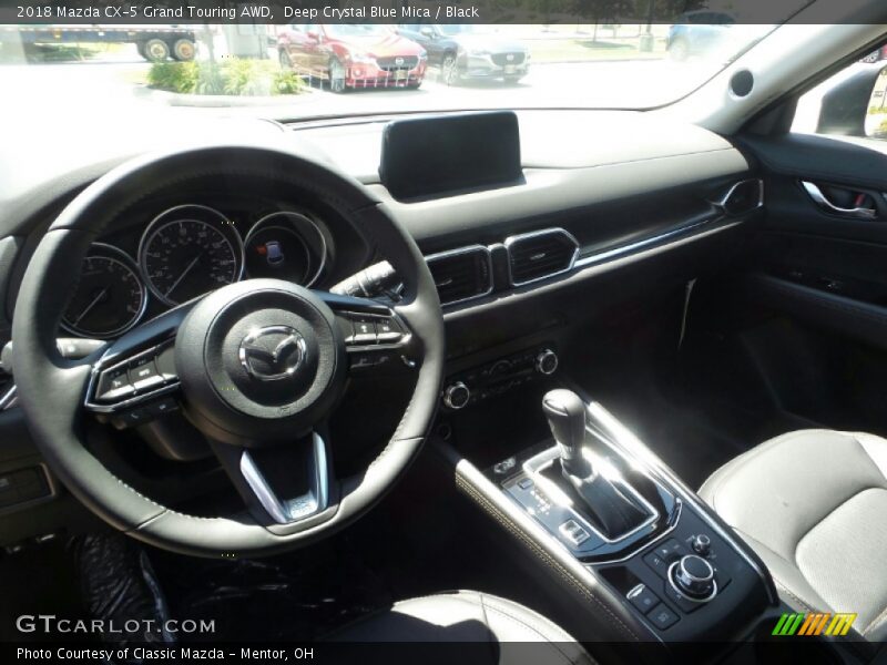 Deep Crystal Blue Mica / Black 2018 Mazda CX-5 Grand Touring AWD