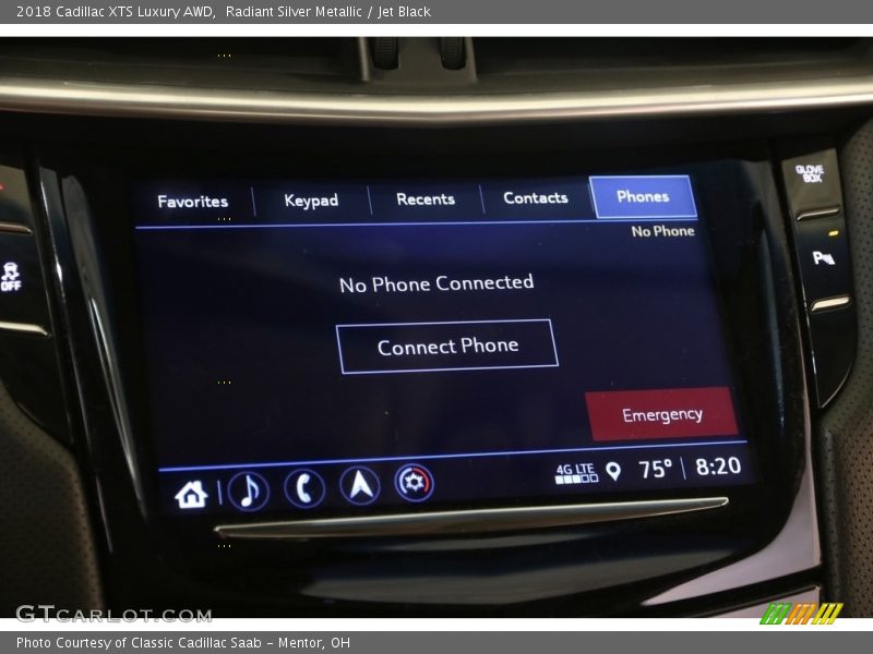 Radiant Silver Metallic / Jet Black 2018 Cadillac XTS Luxury AWD