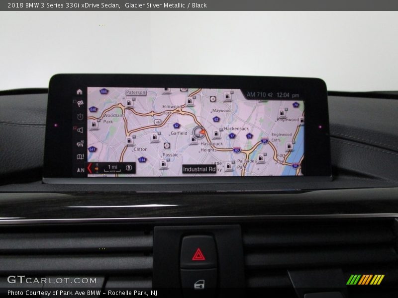 Glacier Silver Metallic / Black 2018 BMW 3 Series 330i xDrive Sedan