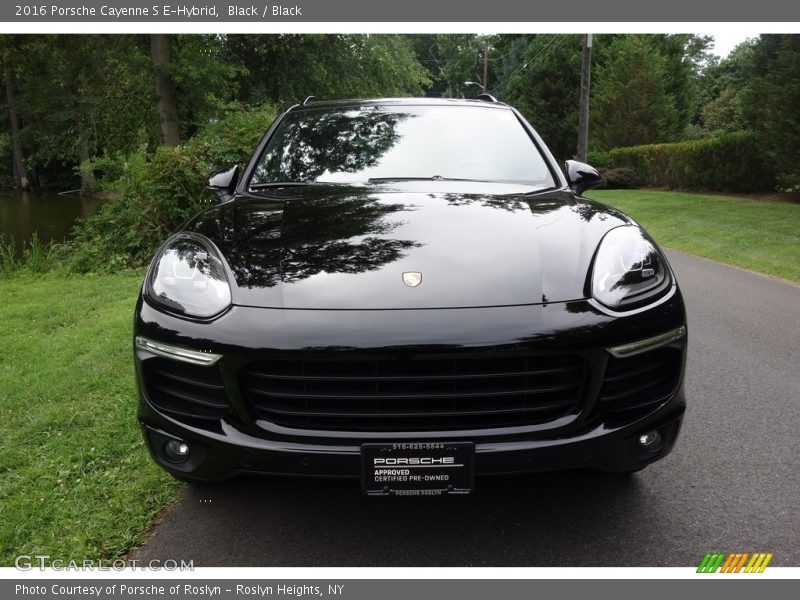 Black / Black 2016 Porsche Cayenne S E-Hybrid