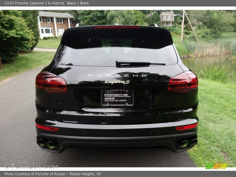 Black / Black 2016 Porsche Cayenne S E-Hybrid