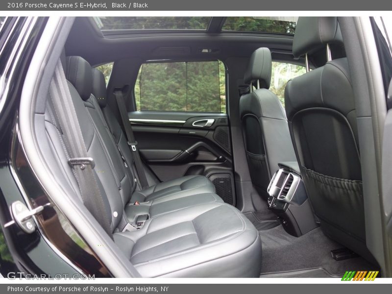Rear Seat of 2016 Cayenne S E-Hybrid