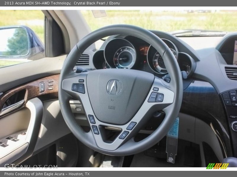 Crystal Black Pearl / Ebony 2013 Acura MDX SH-AWD Technology