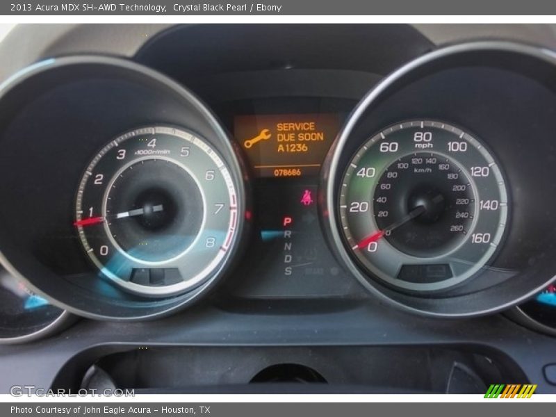 Crystal Black Pearl / Ebony 2013 Acura MDX SH-AWD Technology