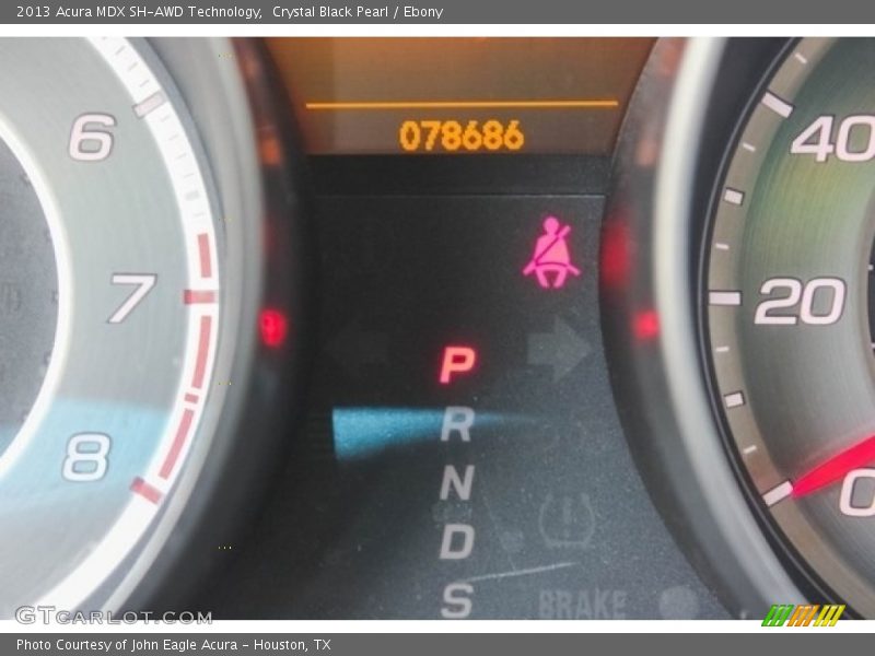 Crystal Black Pearl / Ebony 2013 Acura MDX SH-AWD Technology