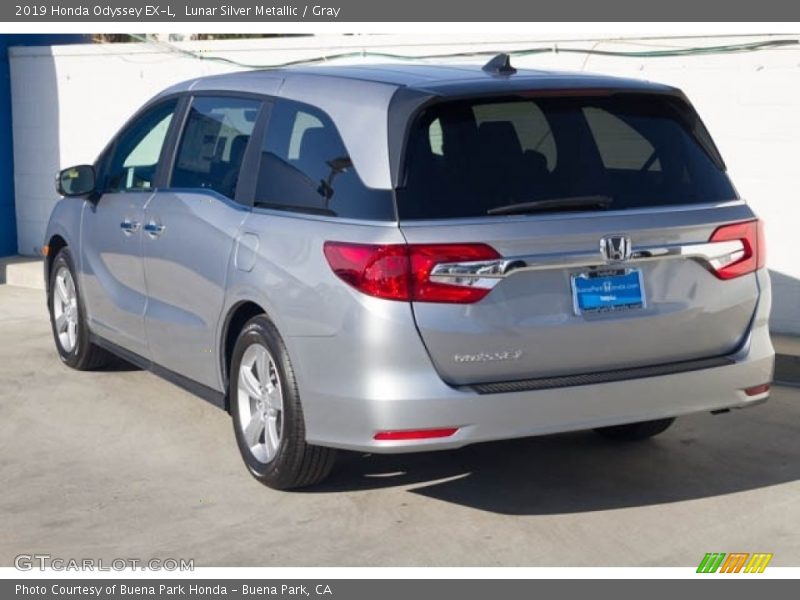 Lunar Silver Metallic / Gray 2019 Honda Odyssey EX-L