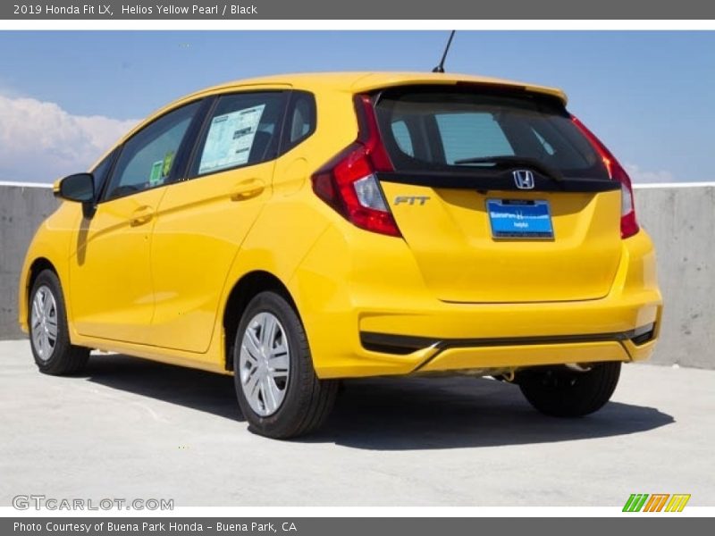 Helios Yellow Pearl / Black 2019 Honda Fit LX