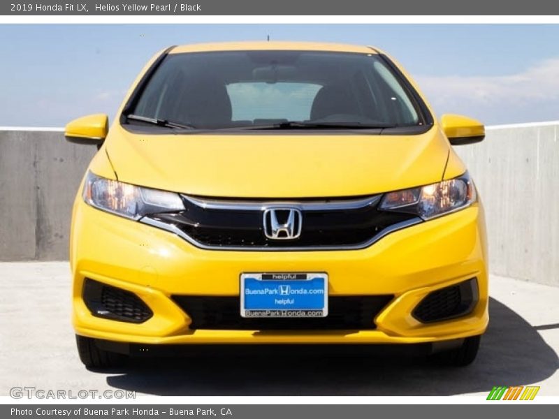 Helios Yellow Pearl / Black 2019 Honda Fit LX
