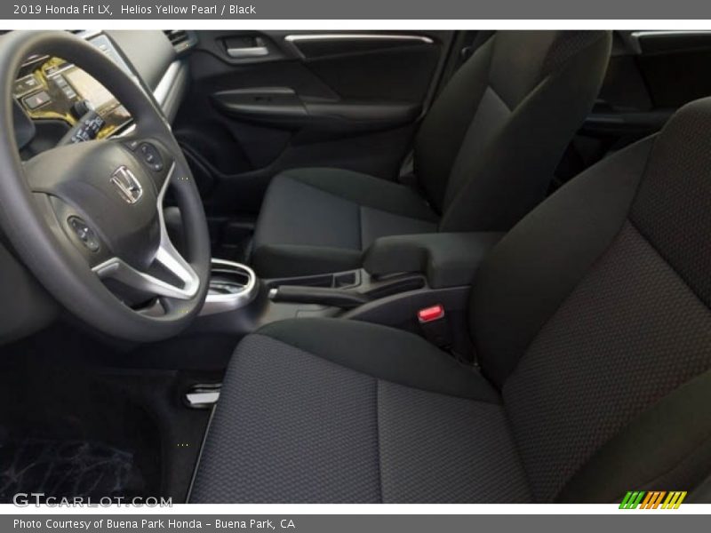 Helios Yellow Pearl / Black 2019 Honda Fit LX