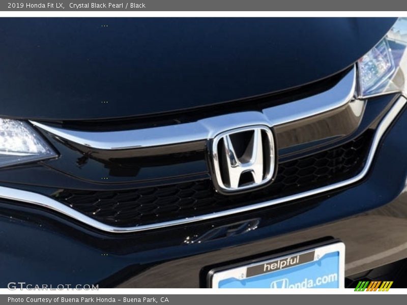 Crystal Black Pearl / Black 2019 Honda Fit LX