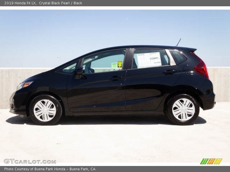 Crystal Black Pearl / Black 2019 Honda Fit LX