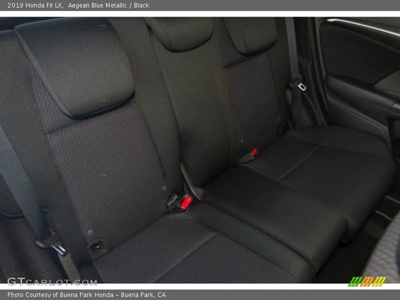 Aegean Blue Metallic / Black 2019 Honda Fit LX