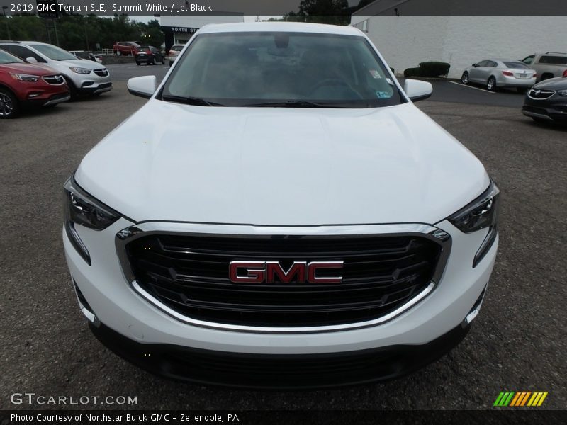 Summit White / Jet Black 2019 GMC Terrain SLE