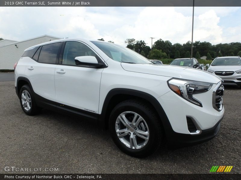 Summit White / Jet Black 2019 GMC Terrain SLE