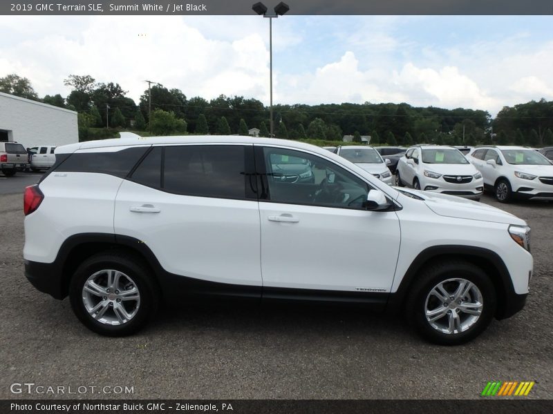Summit White / Jet Black 2019 GMC Terrain SLE