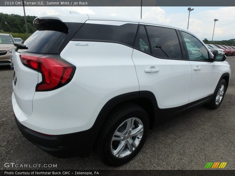 Summit White / Jet Black 2019 GMC Terrain SLE