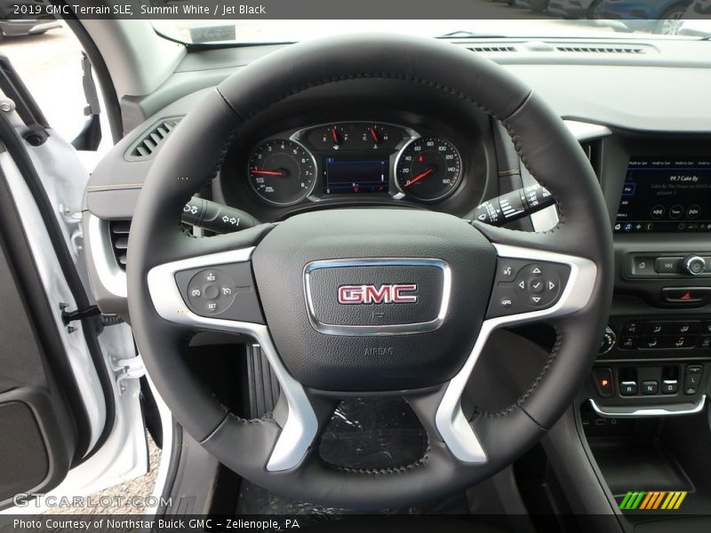 Summit White / Jet Black 2019 GMC Terrain SLE